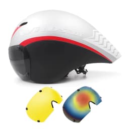 Wildside Aero TT Road Bicycle Helmet Racing Cycling Sports Triathlon TT Ultralight Bike Safety Helmet Goggles Bike accessories