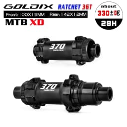 GOLDIX M370 MTB Hub Ratchet 36T 28 Hole Center Lock Disc Brake Straight Pull MTB Hub Thru/QR 148mm 141mm for SHIMANO SRAM