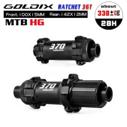 GOLDIX M370 MTB Hub Ratchet 36T 28 Hole Center Lock Disc Brake Straight Pull MTB Hub Thru/QR 148mm 141mm for SHIMANO SRAM