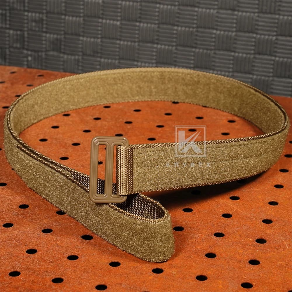 KRYDEX Tactical EDC Belt Hook & Loop Inner Belt 1.5" Nylon Duty Concealed Carry Base Belt Outdoor Men Waist Belt