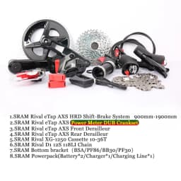 SRAM RIVAL ETAP AXS 2x12s 12 Speed Road Bike Bicycle Kit Power Meter XDR Electronic Wireless Part Groupset Accessories