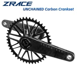 ZRACE UNCHAINED Carbon Fiber Crankset Lightweight Modular Structure Suitable for ROAD Gravel
