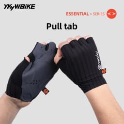 YKYWBIKE Cycling Gloves Summer Italy Interface hand Pad Shock-Absorbing Half Finger Bicycle Gloves Mountain Bike MTB Gloves