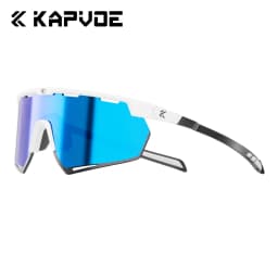 Kapvoe Lightweight Photochromic Sunglasses Real Carbon Fiber Cycling Glasses for Men UV400 MTB Bike Bicycle Sports Eyewear