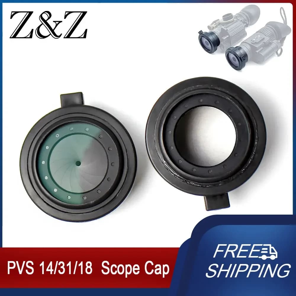NVG Focus Enhancement Scope Cap With Adjustable IRIS Aperture For PVS14 PVS31 PVS18 Night Vision Goggle Protector Cap Lens Hood