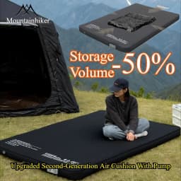 Thickened Sponge Pad, Portable Outdoor Mattress, with Integrated Air Pump for Inflation and Deflation, Self-inflating Mattress