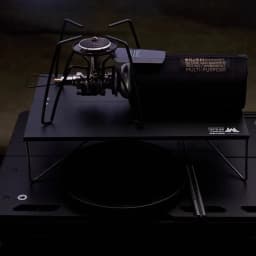WELLHIKE Portable Folding Black Spider Gas Stove Camping Card Stove Outdoor Kitchenware for Picnic Barbecue Backpacking Cooking