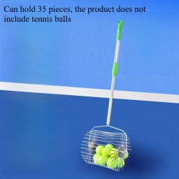 Tennis Ball Picker Upper Roller Lightweight Stainless Steel Rolling Design Portable Practice Training Tool Easy Use Recovery