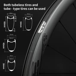 KORE Road Bicycle Wheelset 60T Titanium Ratchet Hub 38/45/50/60MM 700C T1000 Carbon Road 24H Pillar 2015 Road Racing Wheelset
