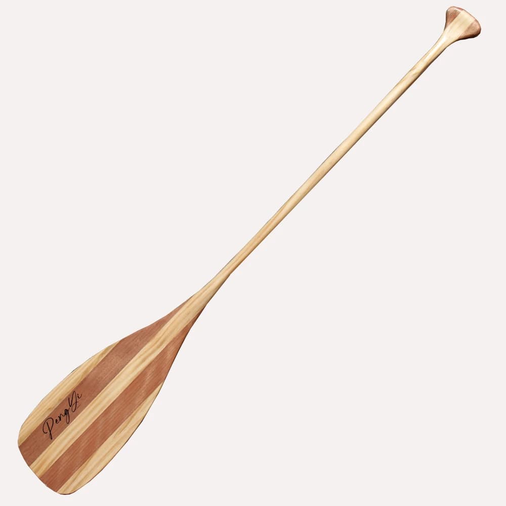 Wooden Splicing Canoe Paddles, Single Head Paddles, Artistic Paddles