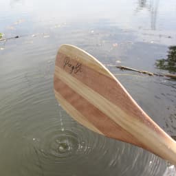 Wooden Splicing Canoe Paddles, Single Head Paddles, Artistic Paddles