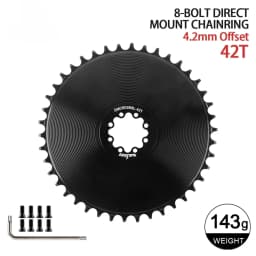 8-Bolt Chainring Compatible with SRAM AXS Force Red Direct Mount Road Bike 40T/42T/44T/46T/48T/50T/52T/54T/56T/58T Narrow Wide