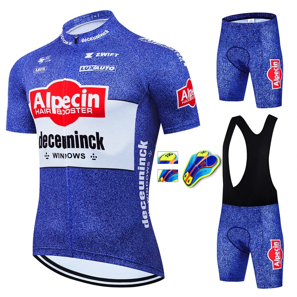 ALPECIN Men's Cycling Shorts Man Mtb Summer Bicycle Jersey Sets Jacket Bycicle Road Bike Clothing Men Mens Cycling Clothes Shirt
