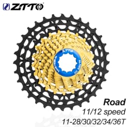 ZTTO Ultraight 11 12 Speed Road Bike Cassette 11s 12s 11-28/30/32/34/36T ULT Sprocket 11s 34T Gold Flywheel 11V 12V Gravel K7 HG