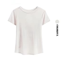 DRUR Gym Tops Women Lightweight Sweatshirt Summer Short Sleeve Quick Dry Fitness Running Tshirt Back Cross Hollow Yoga Wear New