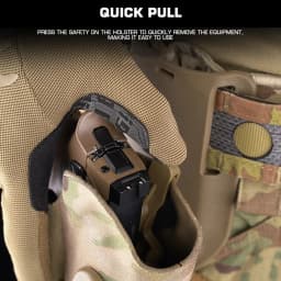 X300U-A Flashlight SIG Sauer P320 M17 M18 Pistol Holster Airsoft Case with Belt Drop Leg Platoform QLS Quick Release System