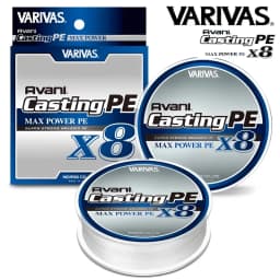 Varivas Avani Casting PE Max Power X8 Braided Fishing Line - Length:300m/330yds,Size:20-78LB Japan 8 Strand PE Braid Line