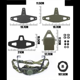 Tactical Helmet Mount Night Vision Device Outdoor Camera Steel Frame Helmet Bracket