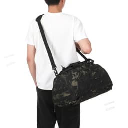 3-in-1 Tactical Gym Backpack with Shoe Compartment Convertible Duffel Sling Bag for Men Women Weekender Overnight Travel Bag