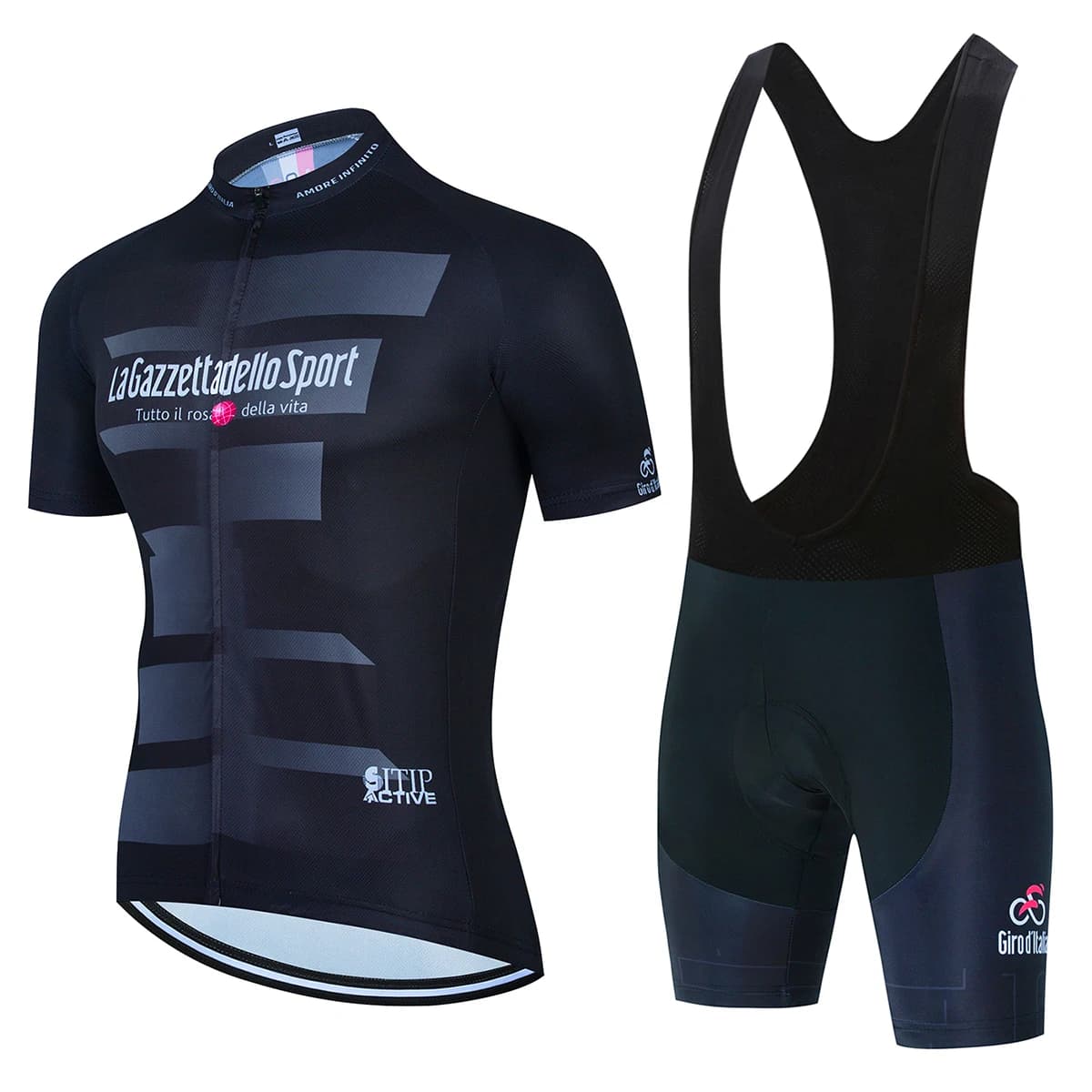 Tour De Italia Giro Team Cycling Jersey Sets Men's Cycling Clothing Summer Short Sleeve Bike Suit Bicycle Clothes Ropa Ciclismo