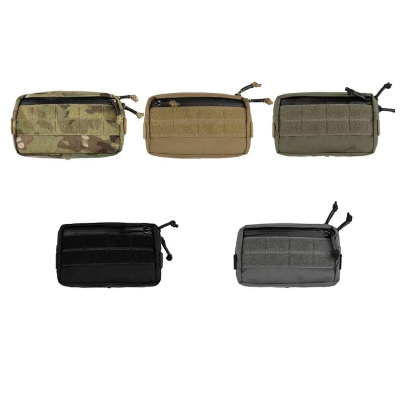 Airsoft EDC Pouch Tactical Multicam Molle Medical Pouch Combat Gear Multi-Purpose Transverse Storage Waist Bag
