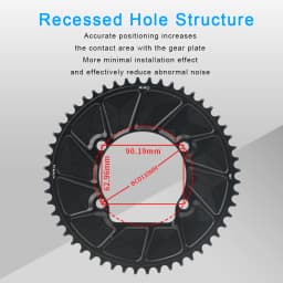 RIRO Road Bike Chainring for Shimano 105 R7000/8000/9100 110BCD bicycle chainring 46T 48T 50T 52T 54T 56T 58T Road Bicycle Crown