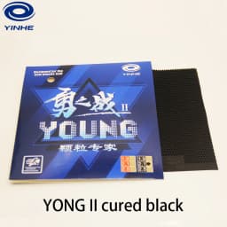 YINHE Young Fight II Long Pips Table Tennis Rubber OX Medium Pips Cured Non-cured Ping Pong Rubber Weird Anti-Loop ITTF Approved