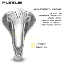 Plselis Specialized Road Bicycle Titanium Alloy Integrated Bottom Bracket Lightweight 150g 3D Printed Ergonomic Cycling Gear