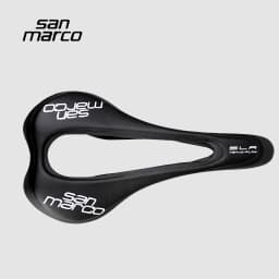 Lightweight San Marco Saddle SLR Full Carbon Bicycle Saddles Hollow Road MTB Mountain Hard Racing Bike Seat for Men Women 145mm
