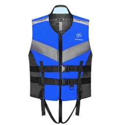 Life Jacket For Adult Super Buoyancy Surf Vest Water Sports Kayak Motorboat Drifting Jet Ski Reflection Lifeguard Life Vest