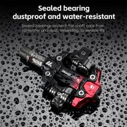 WEST BIKING 3 Bearing Bicycle Lock Pedal Waterproof Aluminum Alloy Clipless Bike Pedals SPD System Professional Cycling Pedal