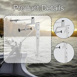 Fish Finder Mount Effortless Installation 360° Rotation Accessories Practical Professional Boat Fishfinder Mount Parts Marine