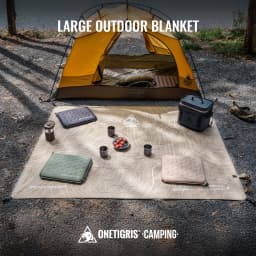 OneTigris Picnic Camping Mat Ultralight 3 Person Foldable Travel Blanket Moisture-proof Suitable for Gravel Grass Beach Ground