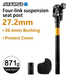 SR Suntour NCX MTB Seatpost 400mm Mountain Bicycle Damping Suspension Seat Post Dirty Bike Seat Tube 27.2 30.9 31.6mm Bike Parts