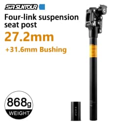 SR Suntour NCX MTB Seatpost 400mm Mountain Bicycle Damping Suspension Seat Post Dirty Bike Seat Tube 27.2 30.9 31.6mm Bike Parts