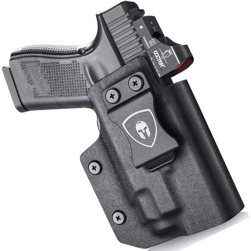 G17/G19+TLR-8 / TLR-8A Holster IWB Kydex Holster Optic Cut Fit: G17/G19/G44/G45 (GEN 1-5)&G23/32 (Gen 3-4)+TLR-8/TLR-8A