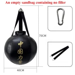 Professional Boxing Punching Bag for Kids & Adults – Synthetic Leather Training Sandbag
