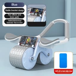Dual Wheel Abdominal Exercise Roller Non-slip Stable Fitness Equipment Home Gym Belly Shaping Core Trainer For Beginners