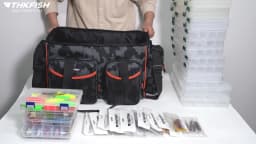 Fishing Tackle Storage Bag Large Capacity Waterproof Fishing Shoulder Bags For 3600/3700 Box 900d Oxford Fishing Sling Packs