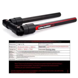 Quick-Release Aluminum Alloy Foldable Handlebar For Electric Scooter/MTB/Folding Bike, Diameter 25.4mm/31.8mm