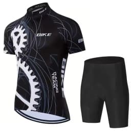 2026 Summer Cycling Jersey Set Men Fluorescent Color MTB Short Sleeve Cycling Clothing Mountain Bike Wear Ropa Ciclismo Uniform