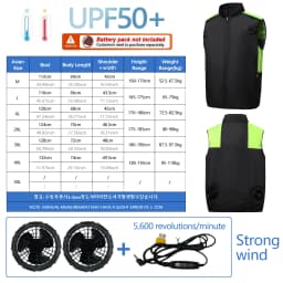 Summer Fan Clothes Air Conditioning Suits Cooling Jackets for Men and Women, Charging Vests for Cooling, Outdoor Sun Protection