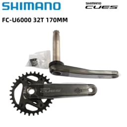 SHIMANO CUES FC-U6000 Crankset 32T/40T Chainring 170mm 1x11s/10s/9s 2-PIECE CRANKSET For MTB Cycling Part Original