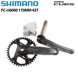 SHIMANO CUES FC-U6000 Crankset 32T/40T Chainring 170mm 1x11s/10s/9s 2-PIECE CRANKSET For MTB Cycling Part Original