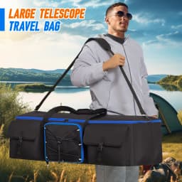 Large Telescope Bag 50 inch Telescope Carrying Case for Tripod Padded Telescope Storage Bag Telescope Accessories Carry Case