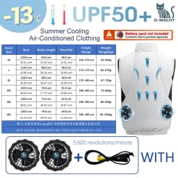 NEWS USB 12V/5V 4Fan Couples Summer Breathable Cooling Vest Sleeveless Fan Air Conditioner Jacket Heat Resistant Outdoor Workwea