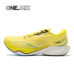 ONEMIX New Man Carbon Board Running Shoes Shock Absorption High Elasticity Breathable Sports Shoes for Comprehensive Training