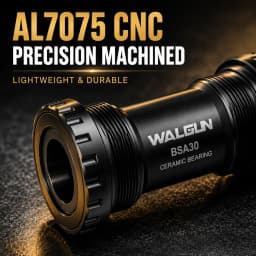 WALGUN BSA30 Ceramic Bottom Bracket AL7075 CNC Sealed Bearing 68-73mm BSA Thread for Road MTB Gravel Bike