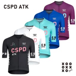 CSPD ATK Cycling Sportswear Men's Cycling Short-Sleeved Top Summer High-End Energy Band Cycling Jersey Sunscreen Cycling Shirt