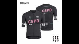 CSPD ATK Cycling Sportswear Men's Cycling Short-Sleeved Top Summer High-End Energy Band Cycling Jersey Sunscreen Cycling Shirt